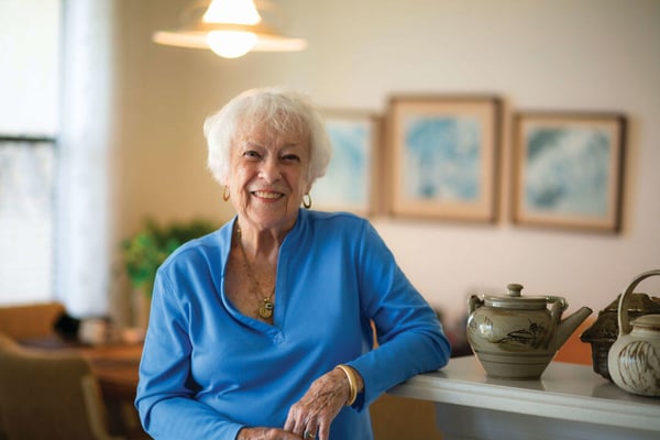 Thanks to Good Genes, a Positive Attitude and Plenty of Socializing, Carol Hochberg Is Thriving at 91